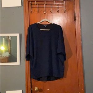 Dark blue blouse